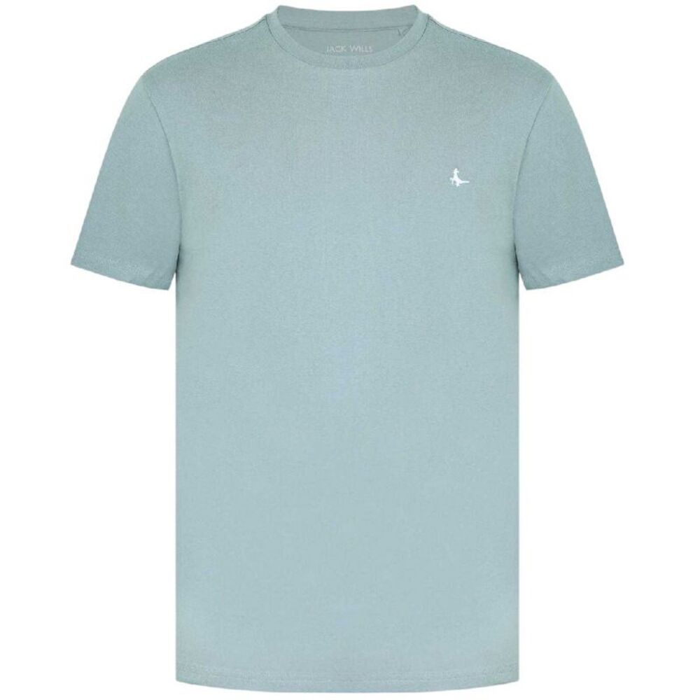 Jack Wills Mens Sandleford Logo T-Shirt / Light Blue